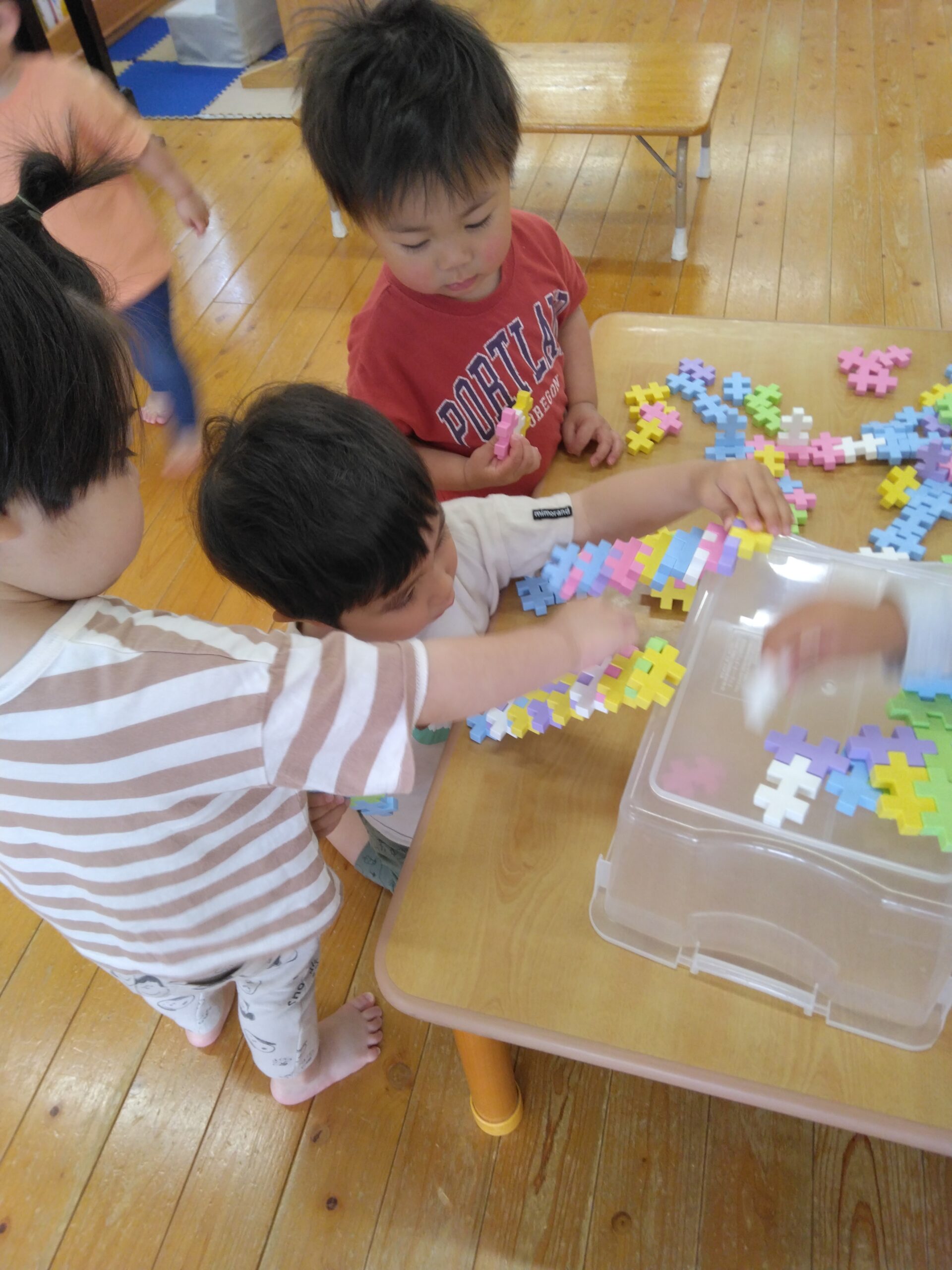 ６月の園の様子（乳児組）